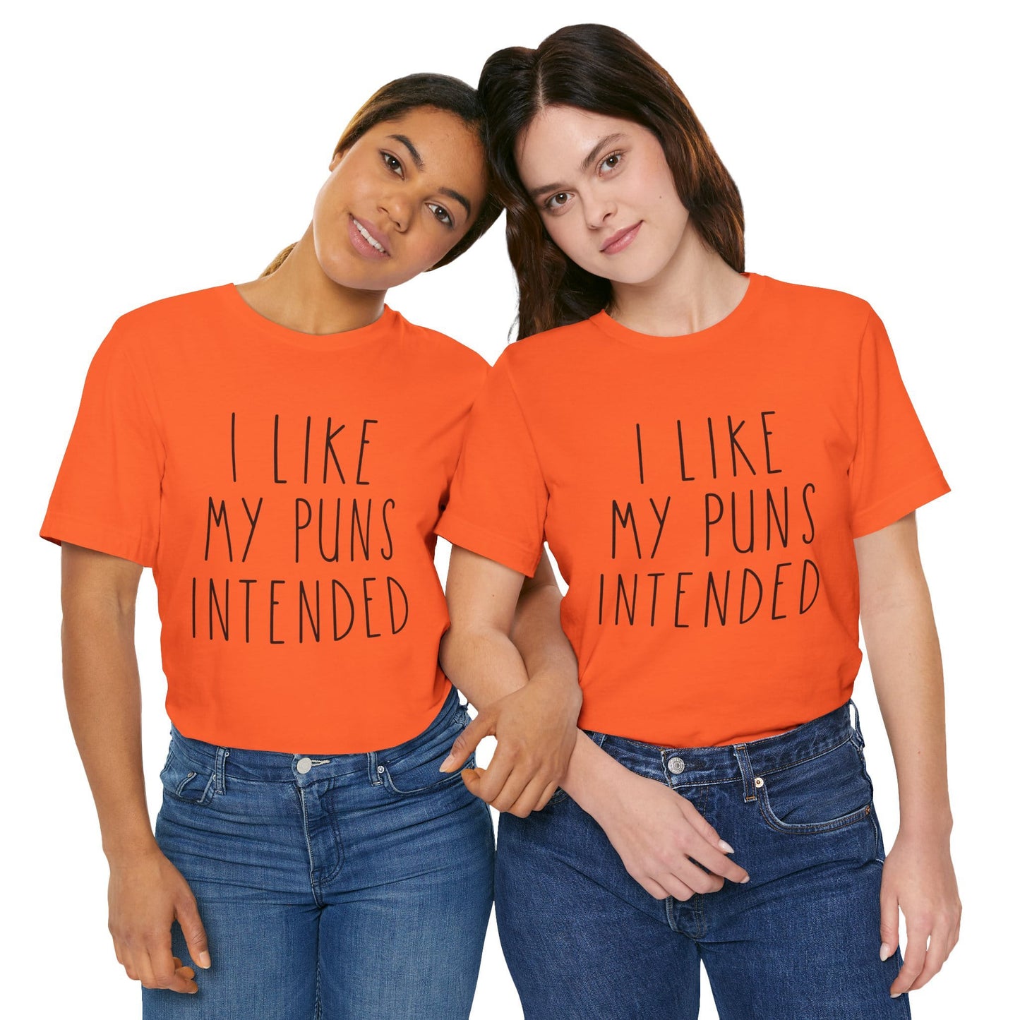 I Like My Puns Intended Funny Unisex T-Shirt