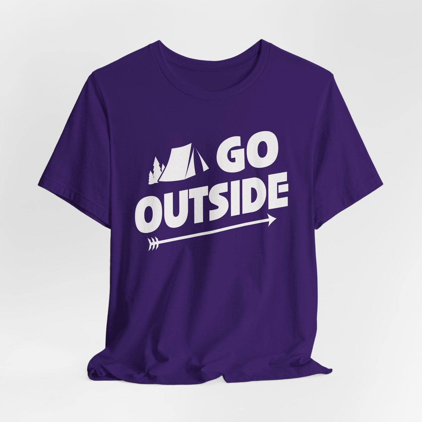 Go Outside Outdoors Hiking Camping Funny Unisex T-Shirt