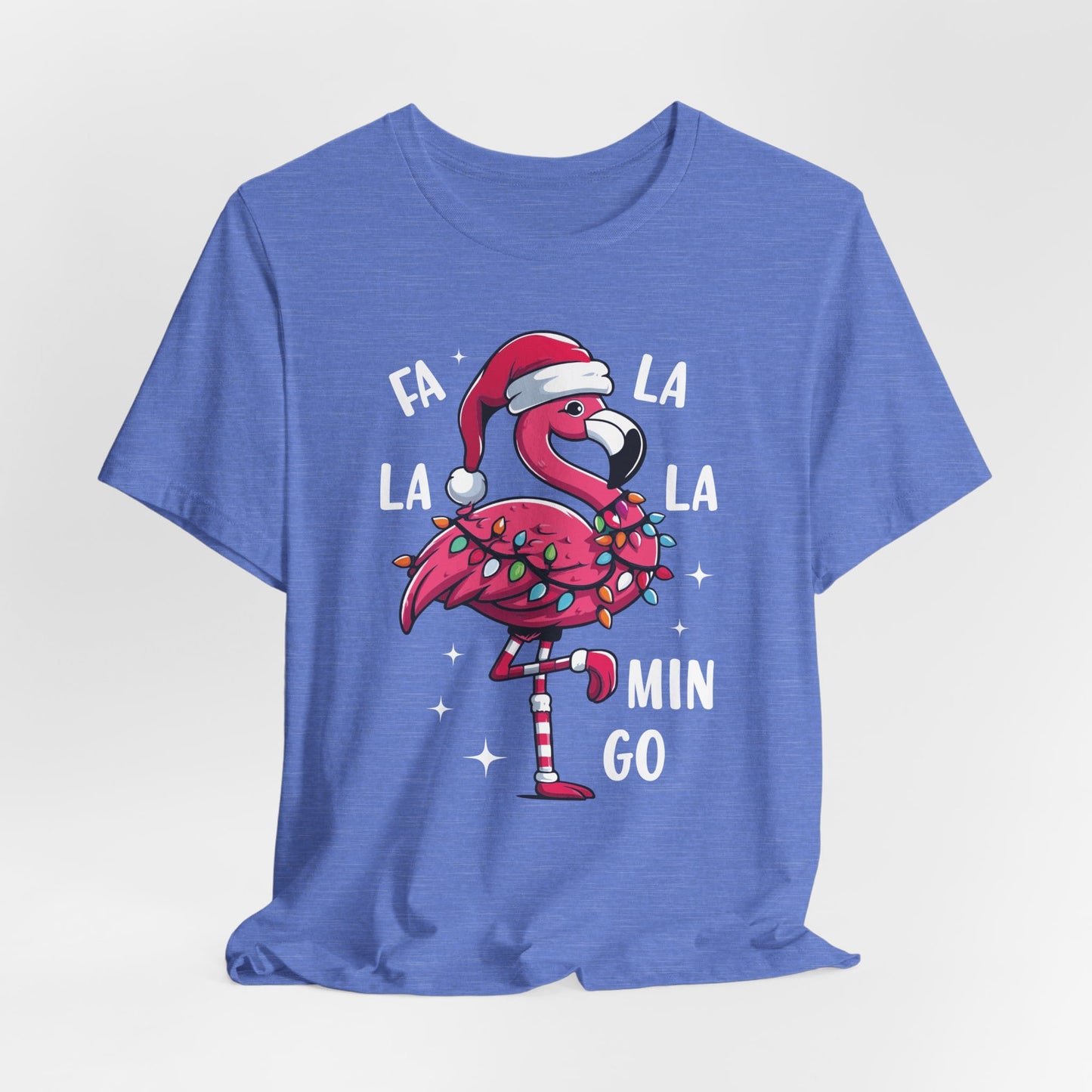 Fa La La-Mingo Funny Flamingo Unisex Christmas T-Shirt