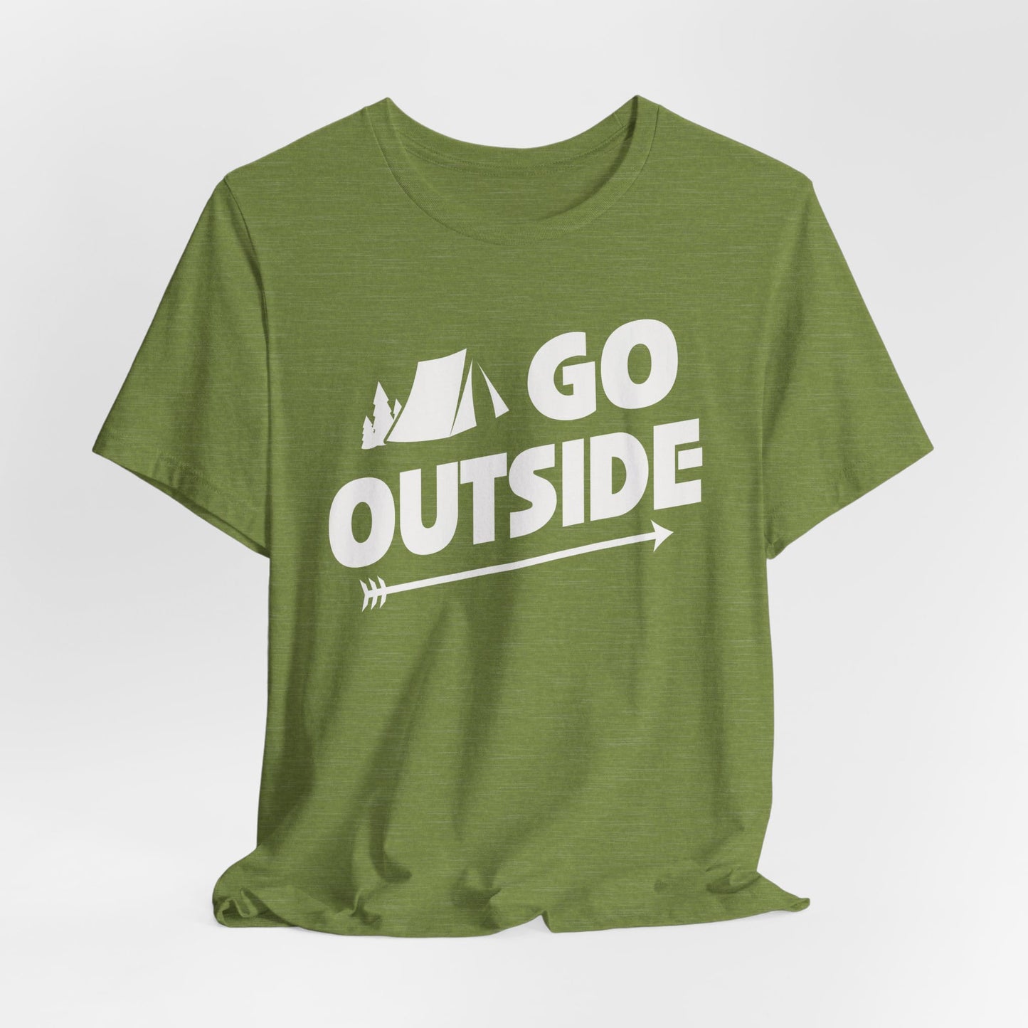 Go Outside Outdoors Hiking Camping Funny Unisex T-Shirt