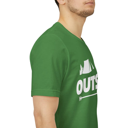 Go Outside Outdoors Hiking Camping Funny Unisex T-Shirt