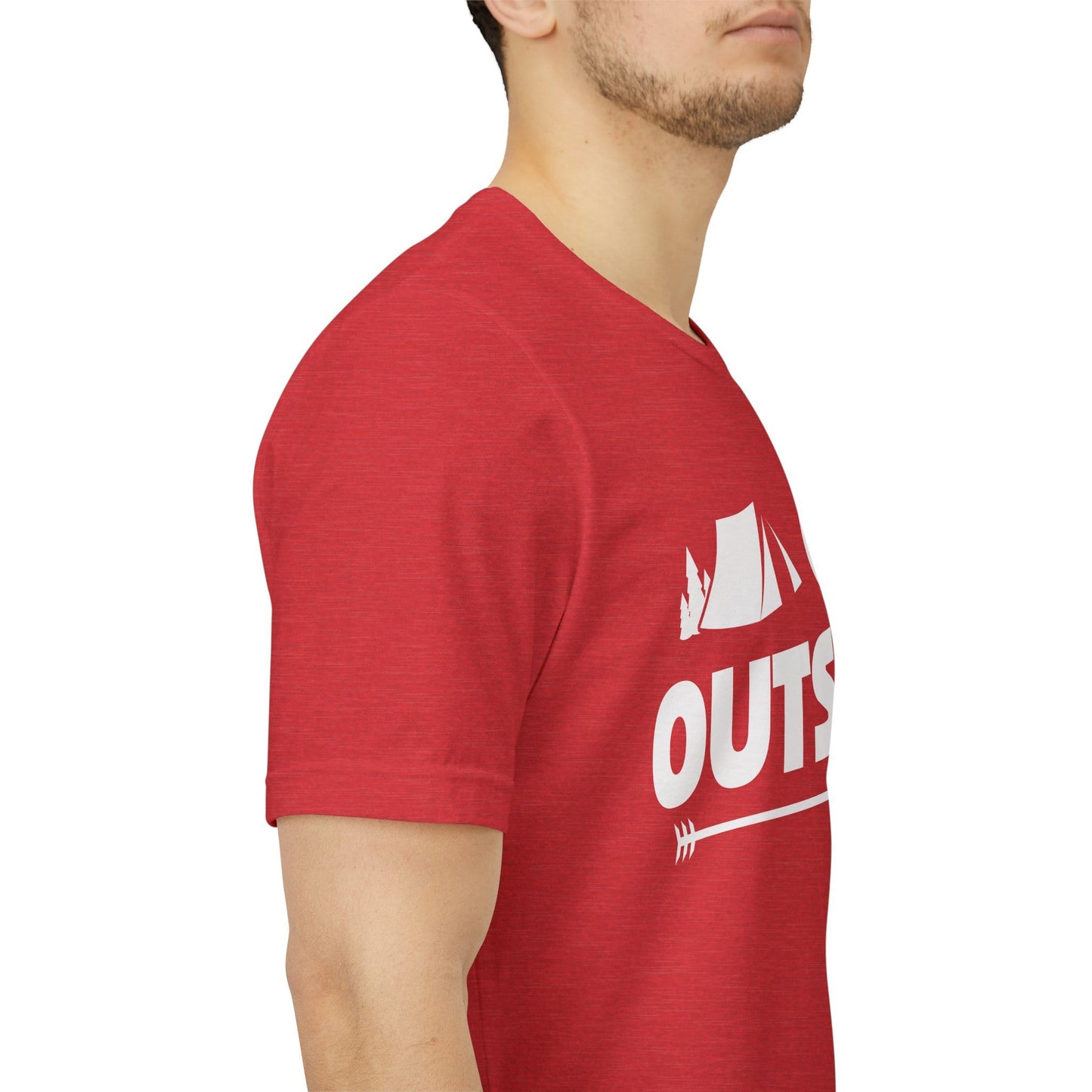 Go Outside Outdoors Hiking Camping Funny Unisex T-Shirt