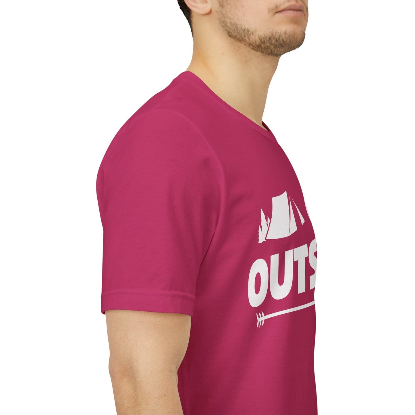 Go Outside Outdoors Hiking Camping Funny Unisex T-Shirt