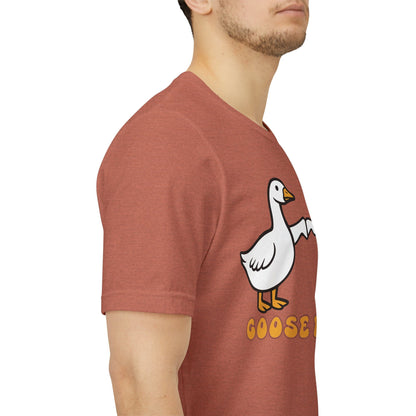 Goosebumps Ducks Geese Fist Pumping Funny Unisex Friendship Good Vibes T-shirt