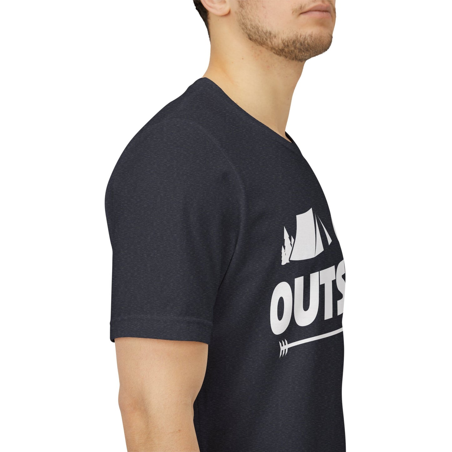 Go Outside Outdoors Hiking Camping Funny Unisex T-Shirt
