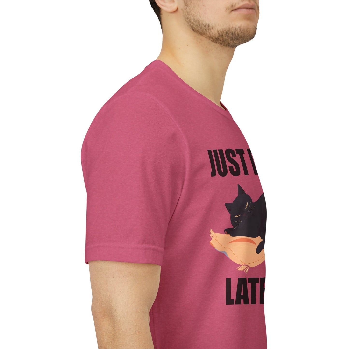 Just Do It Later Funny Cat Unisex T-Shirt