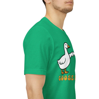Goosebumps Ducks Geese Fist Pumping Funny Unisex Friendship Good Vibes T-shirt