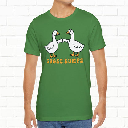 Goosebumps Ducks Geese Fist Pumping Funny Unisex Friendship Good Vibes T-shirt