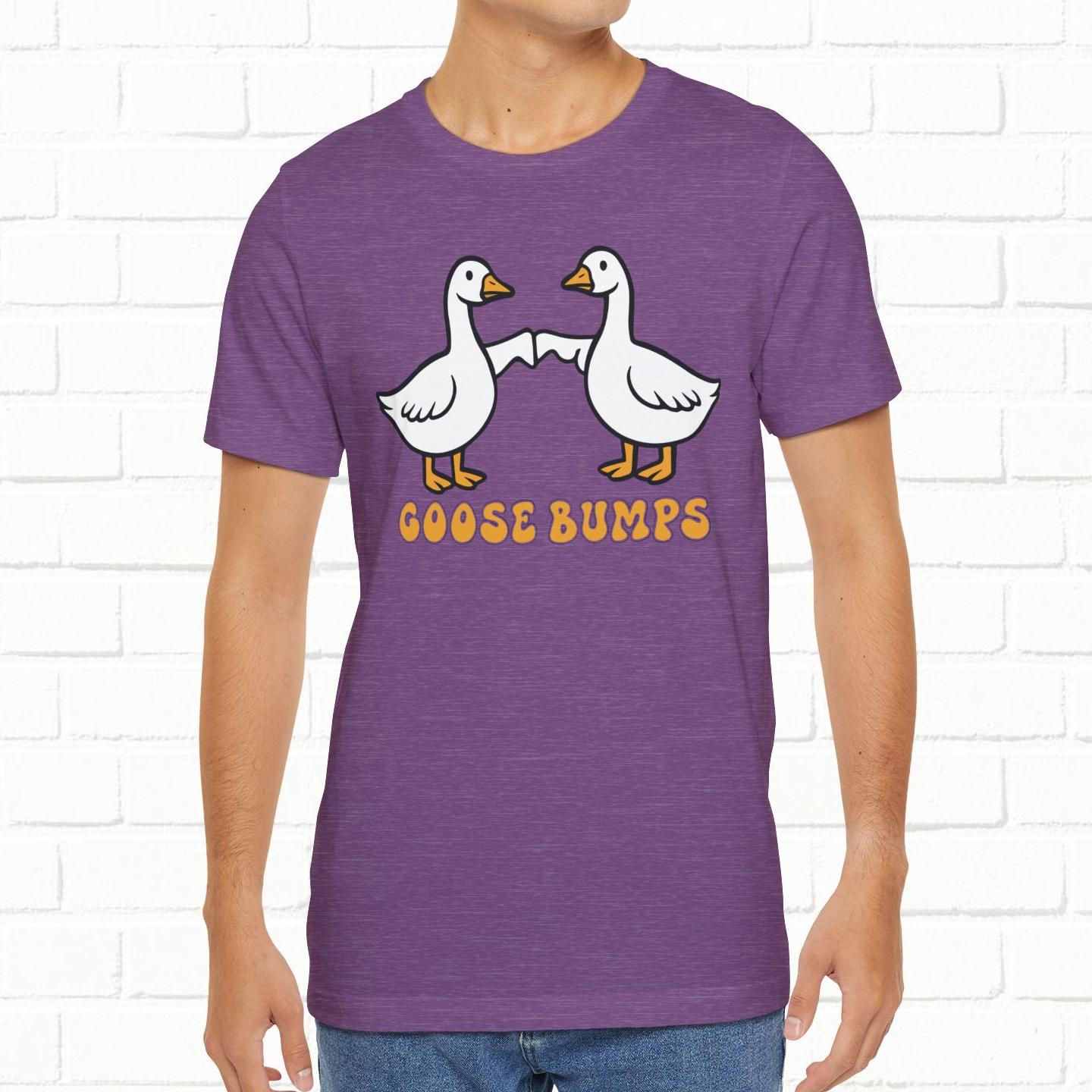 Goosebumps Ducks Geese Fist Pumping Funny Unisex Friendship Good Vibes T-shirt