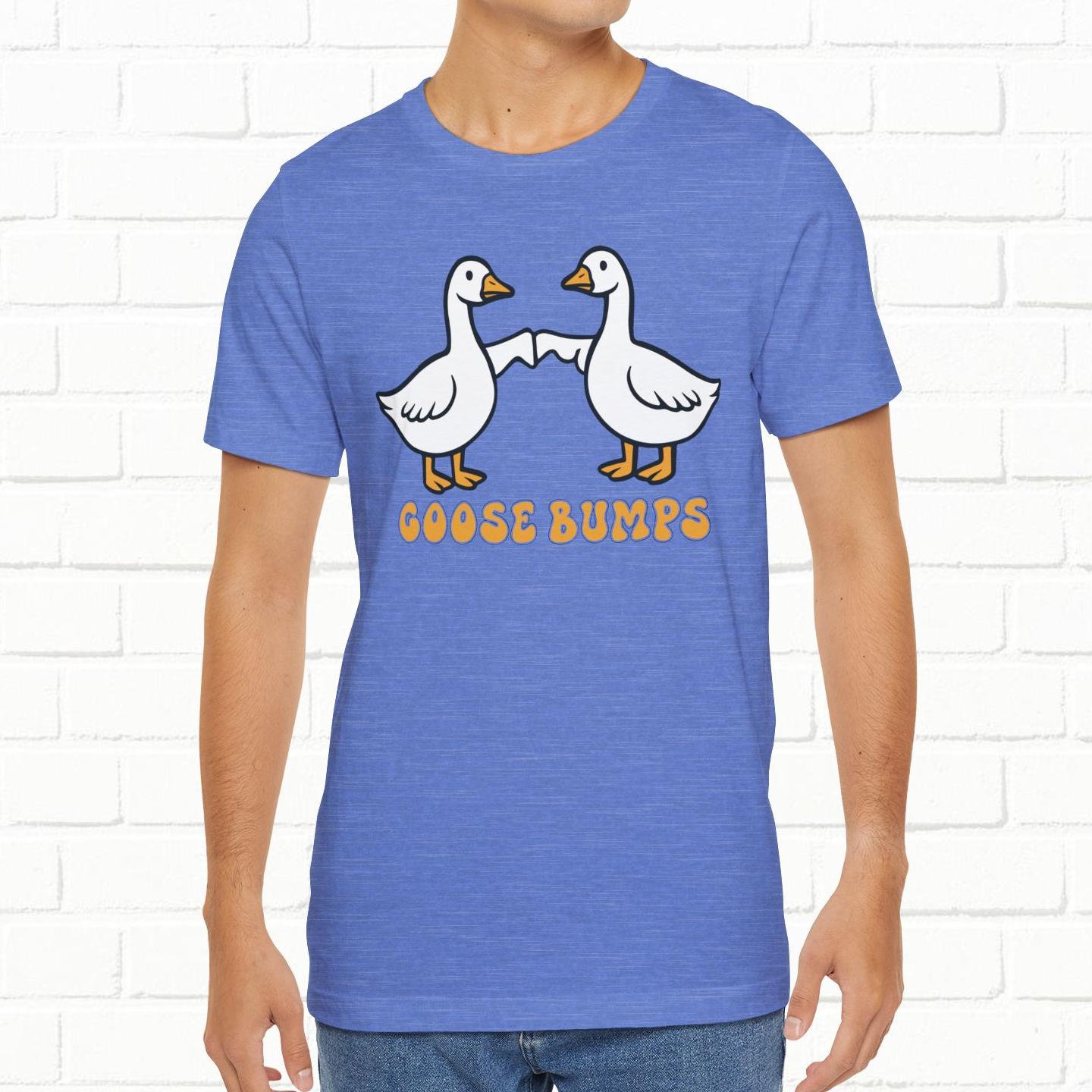 Goosebumps Ducks Geese Fist Pumping Funny Unisex Friendship Good Vibes T-shirt