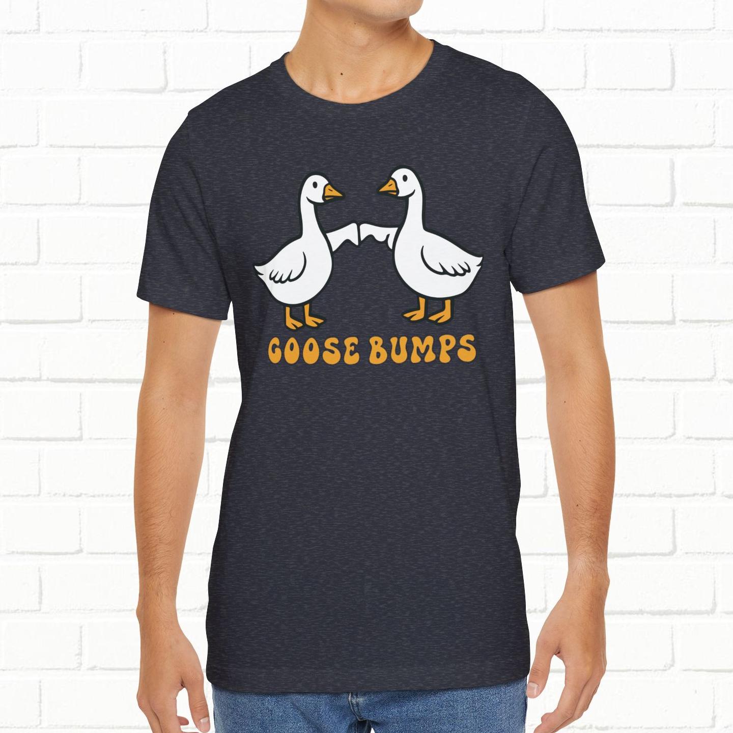 Goosebumps Ducks Geese Fist Pumping Funny Unisex Friendship Good Vibes T-shirt