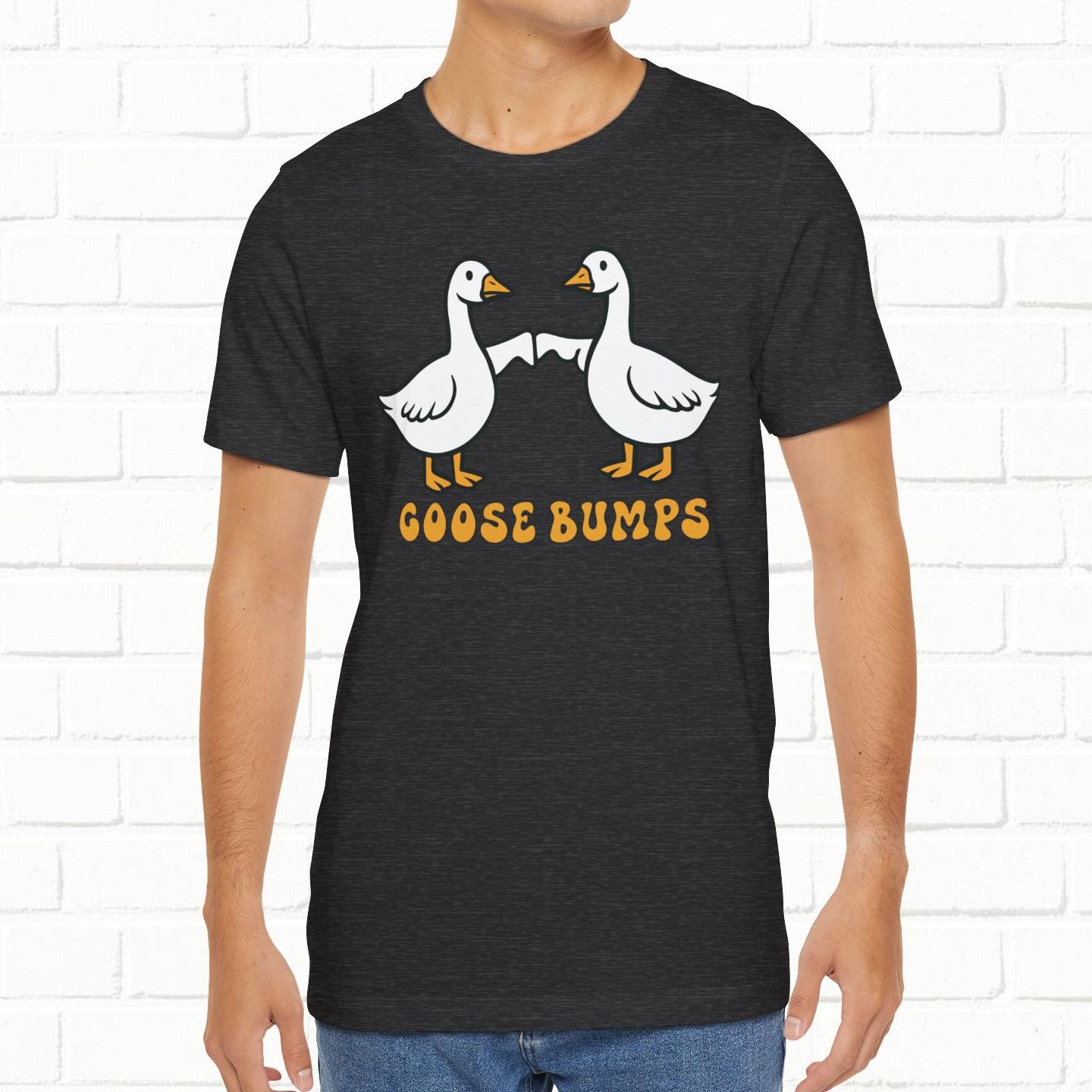 Goosebumps Ducks Geese Fist Pumping Funny Unisex Friendship Good Vibes T-shirt