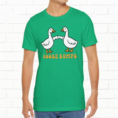 Goosebumps Ducks Geese Fist Pumping Funny Unisex Friendship Good Vibes T-shirt