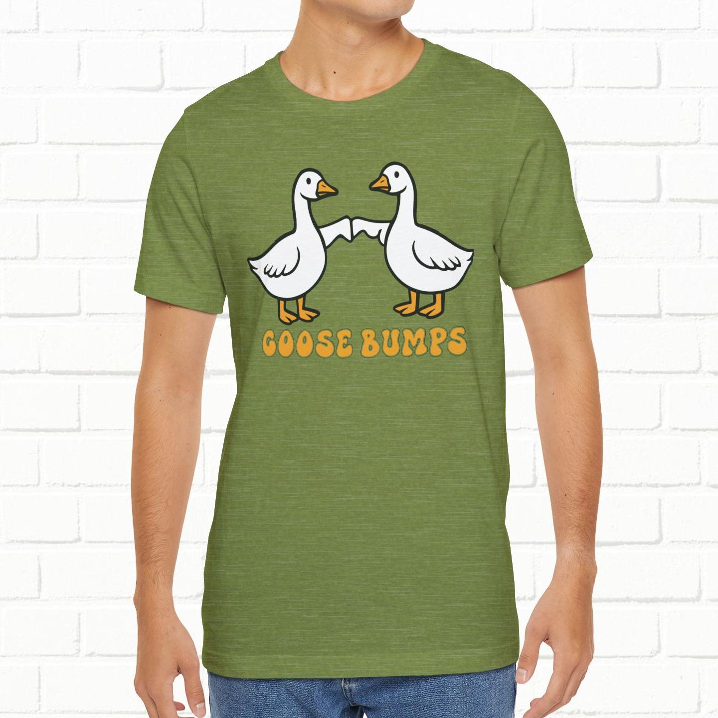 Goosebumps Ducks Geese Fist Pumping Funny Unisex Friendship Good Vibes T-shirt