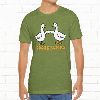 Goosebumps Ducks Geese Fist Pumping Funny Unisex Friendship Good Vibes T-shirt
