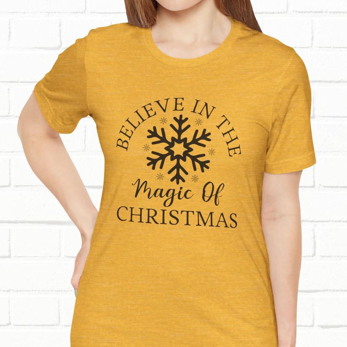 Believe In The Magic Christmas Unisex T-Shirt