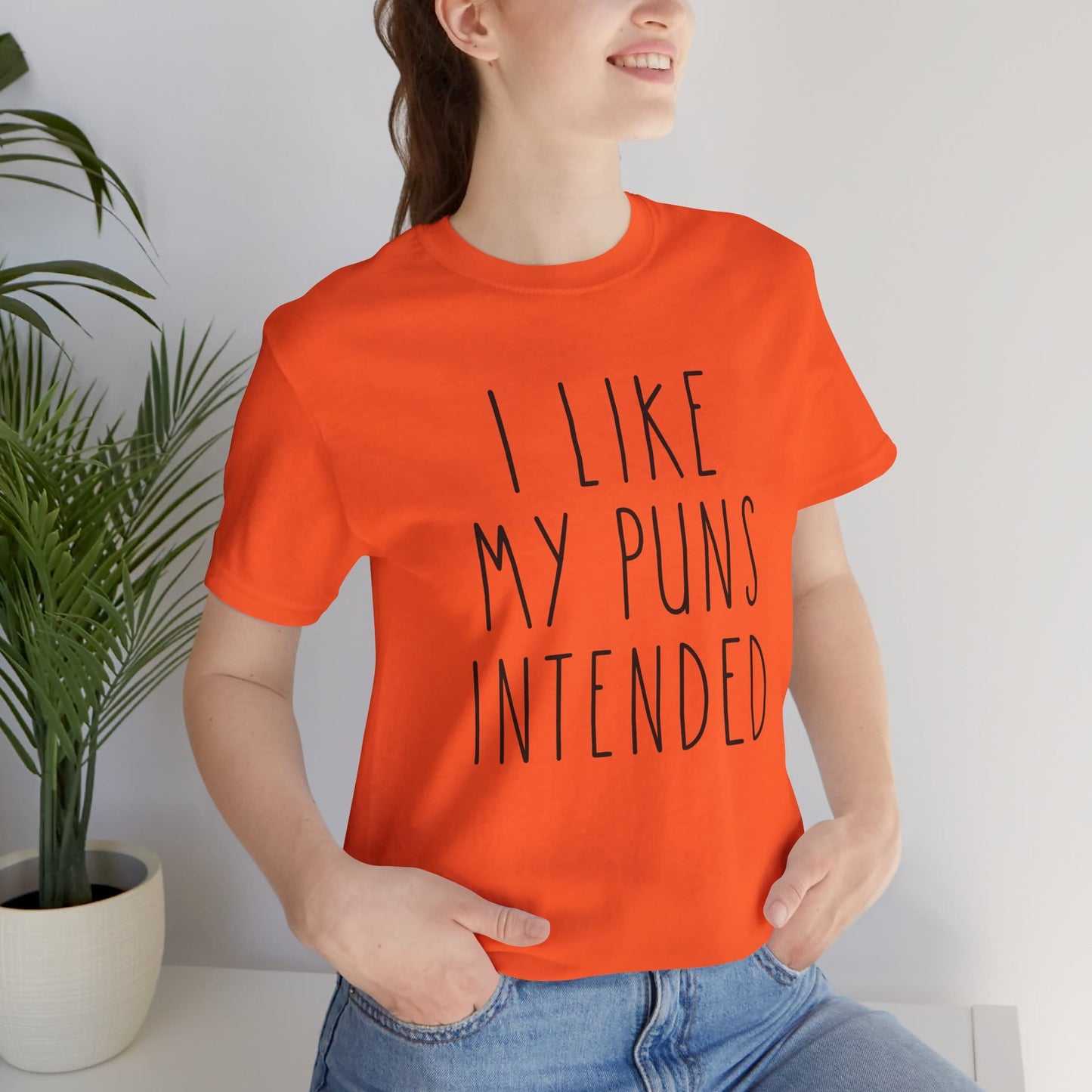I Like My Puns Intended Funny Unisex T-Shirt