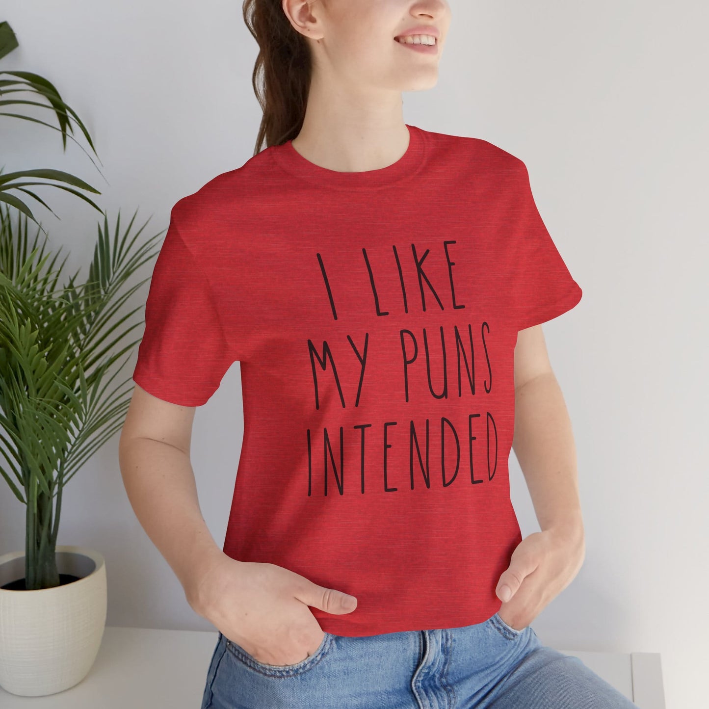 I Like My Puns Intended Funny Unisex T-Shirt
