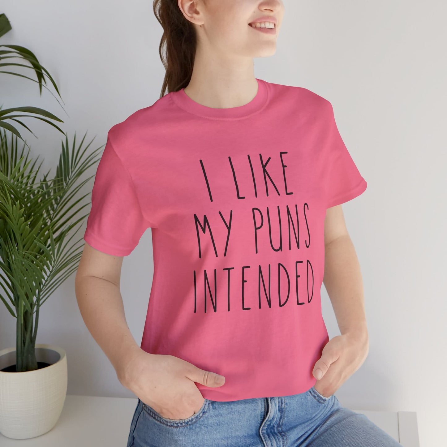 I Like My Puns Intended Funny Unisex T-Shirt