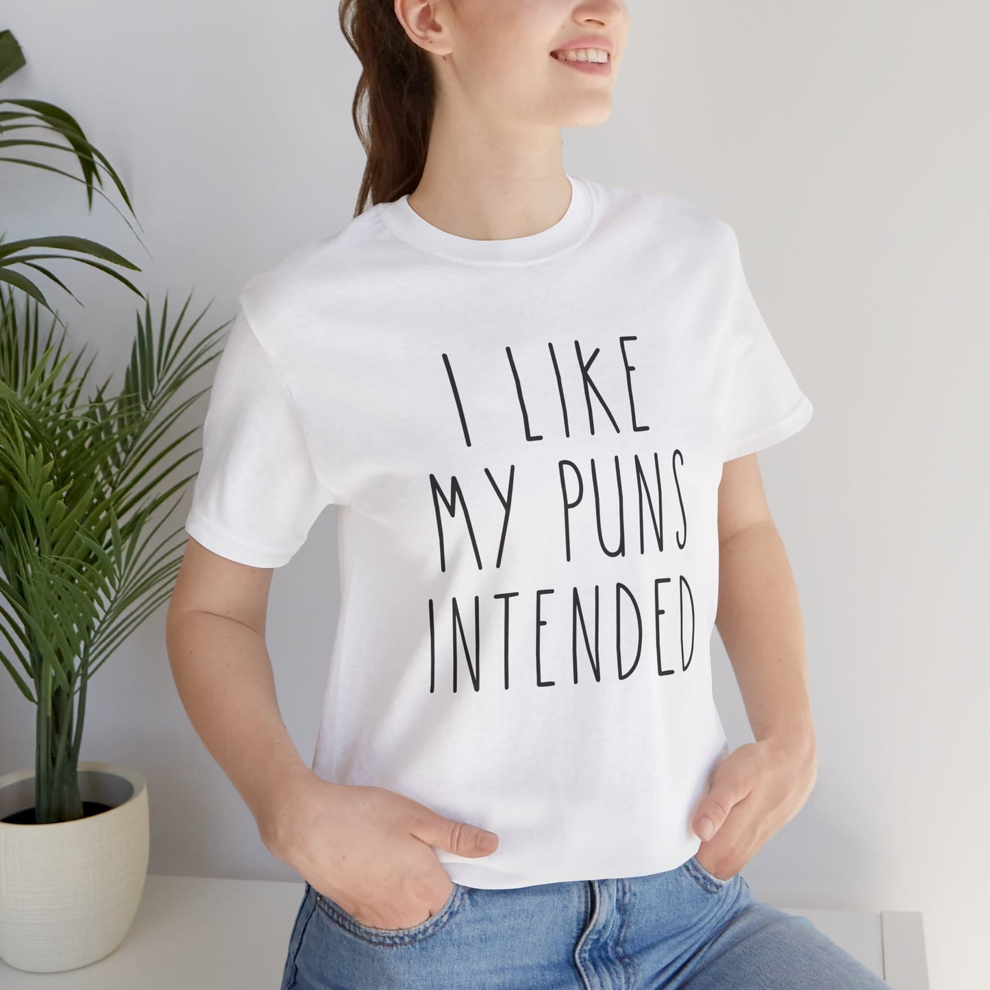I Like My Puns Intended Funny Unisex T-Shirt