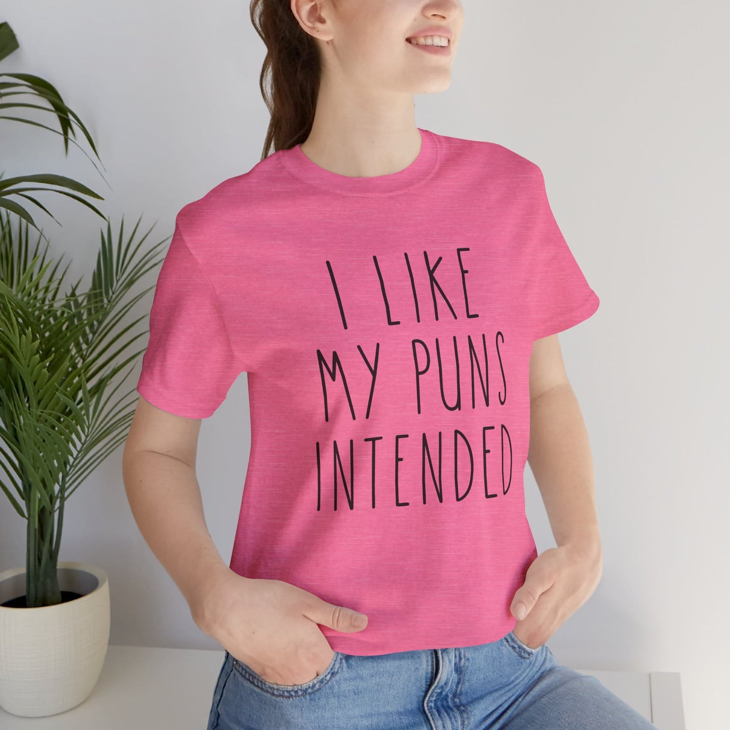 I Like My Puns Intended Funny Unisex T-Shirt