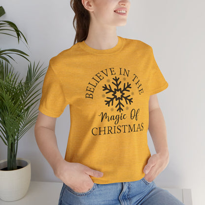 Believe In The Magic Christmas Unisex T-Shirt