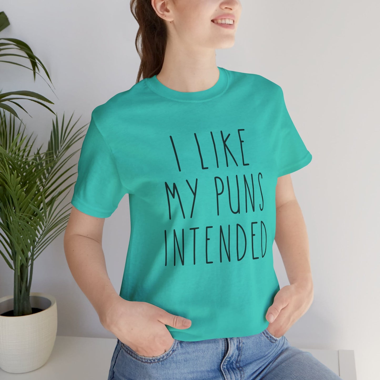 I Like My Puns Intended Funny Unisex T-Shirt