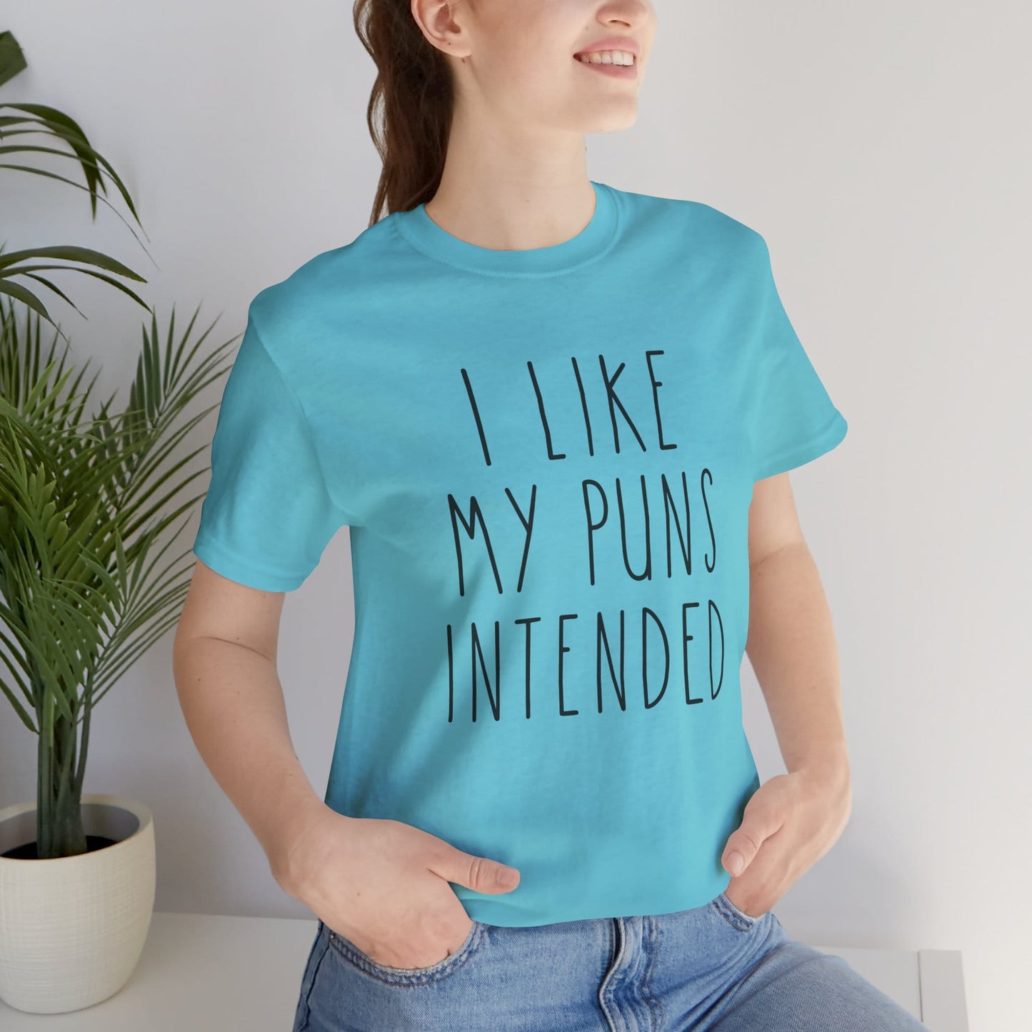 I Like My Puns Intended Funny Unisex T-Shirt