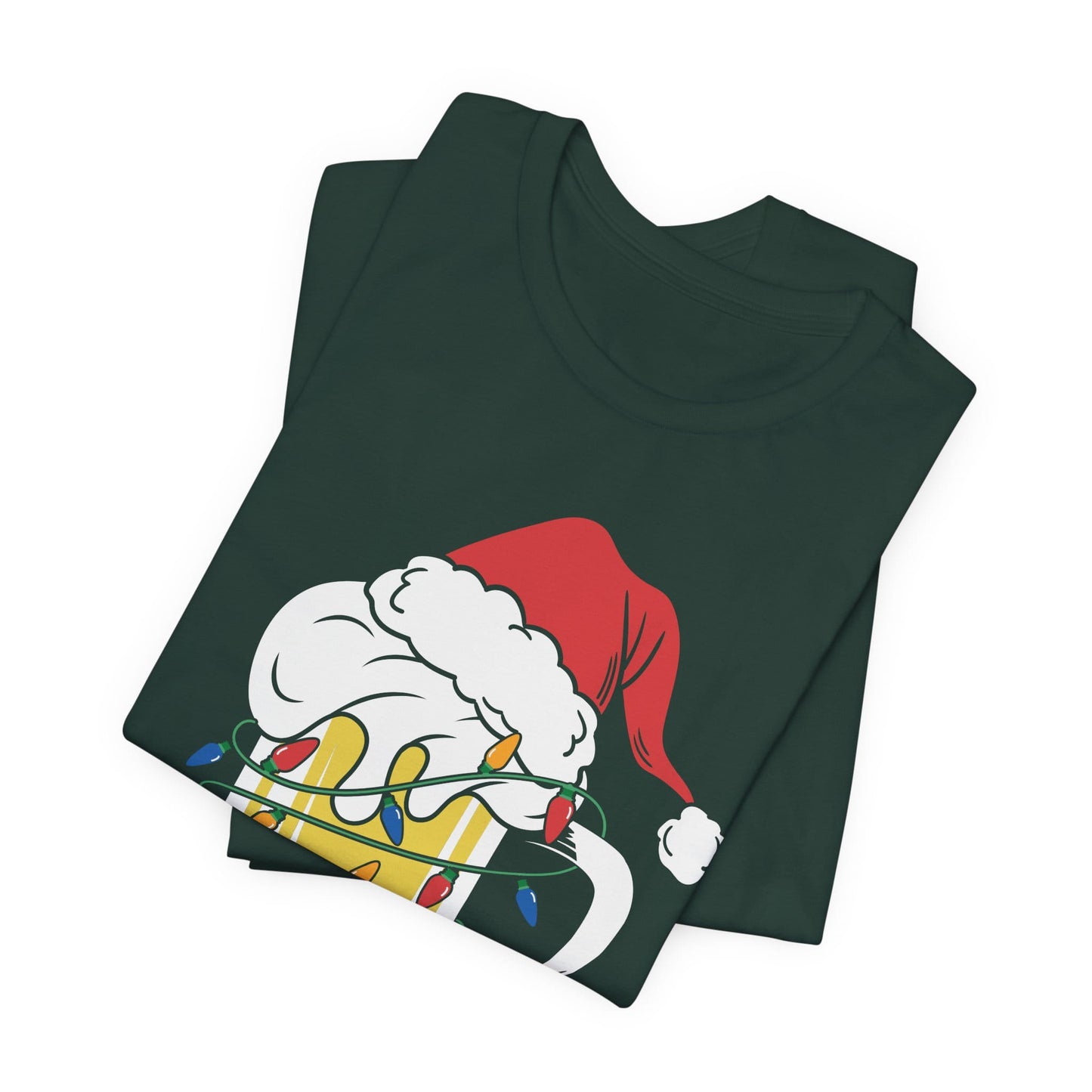 Christmas Beer And Lights Funny Unisex T-Shirt