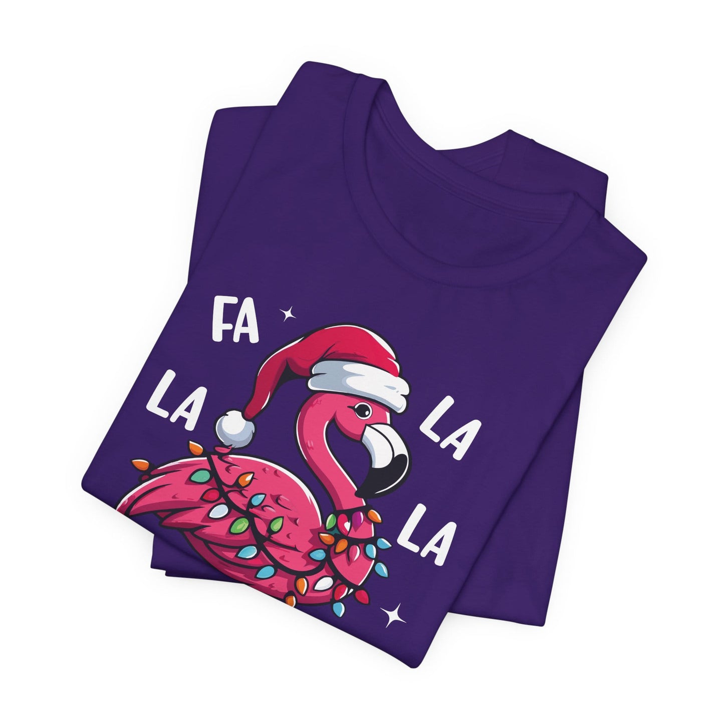 Fa La La-Mingo Funny Flamingo Unisex Christmas T-Shirt