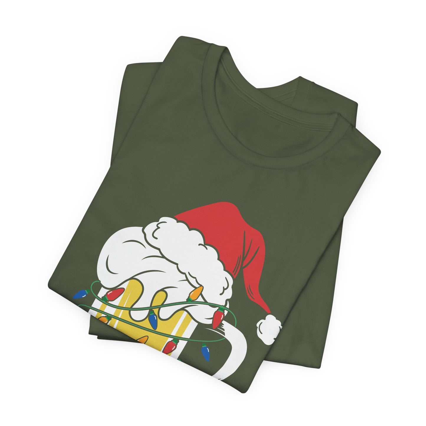Christmas Beer And Lights Funny Unisex T-Shirt