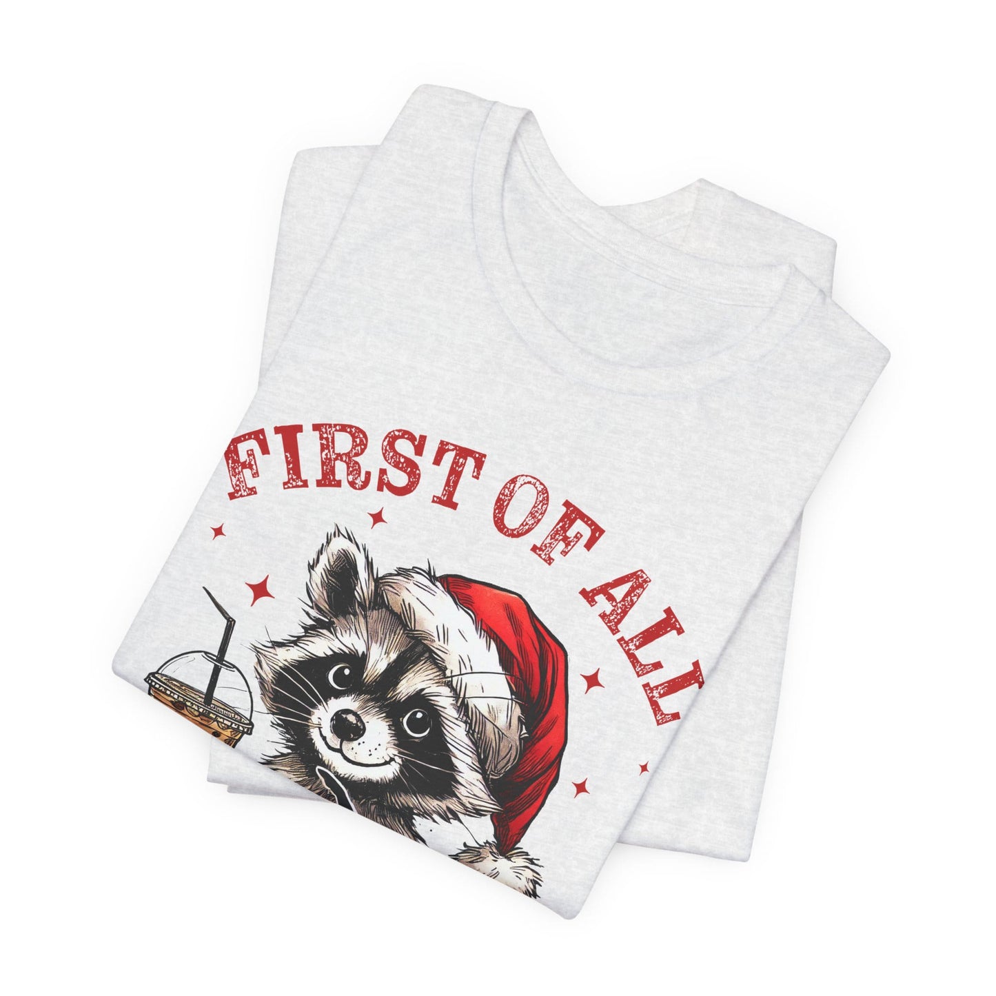 Raccoon I'm A Delight Funny Unisex Christmas T-Shirt