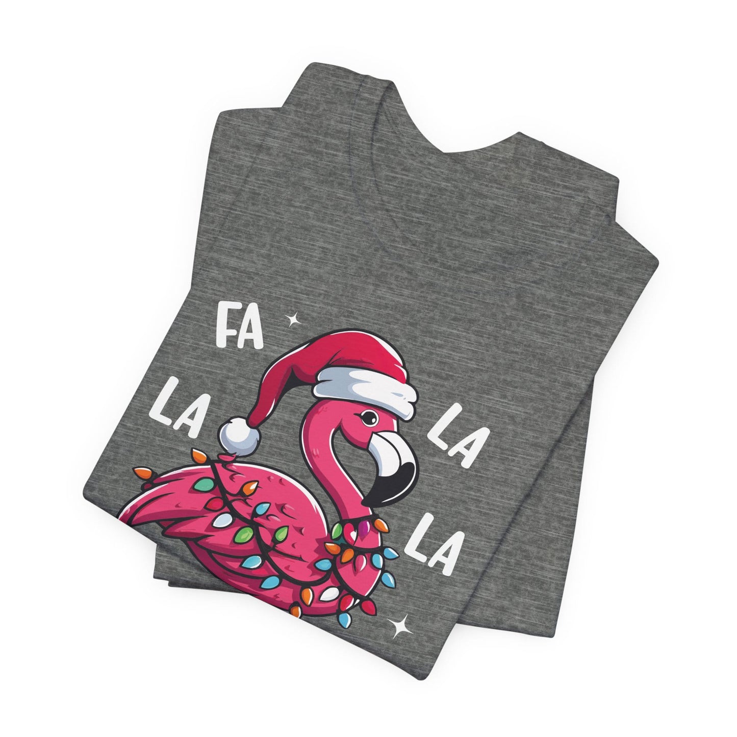 Fa La La-Mingo Funny Flamingo Unisex Christmas T-Shirt