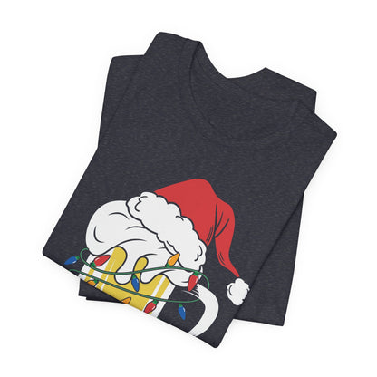 Christmas Beer And Lights Funny Unisex T-Shirt