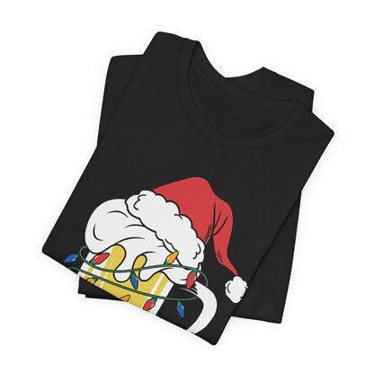 Christmas Beer And Lights Funny Unisex T-Shirt