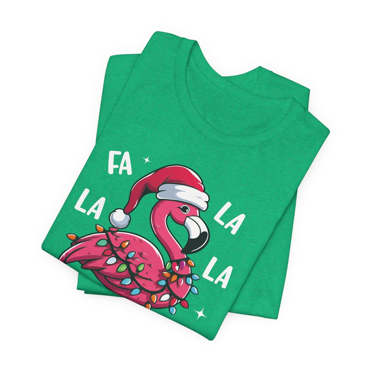 Fa La La-Mingo Funny Flamingo Unisex Christmas T-Shirt