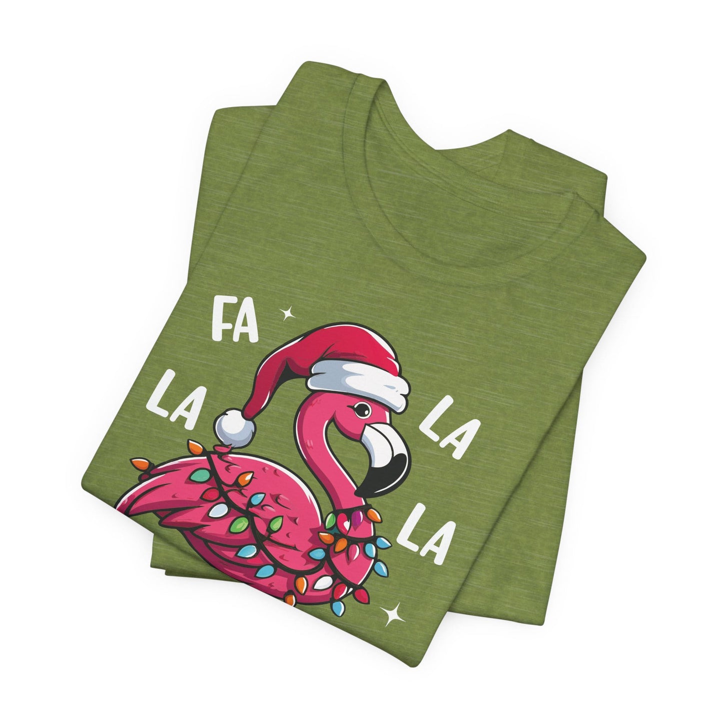 Fa La La-Mingo Funny Flamingo Unisex Christmas T-Shirt