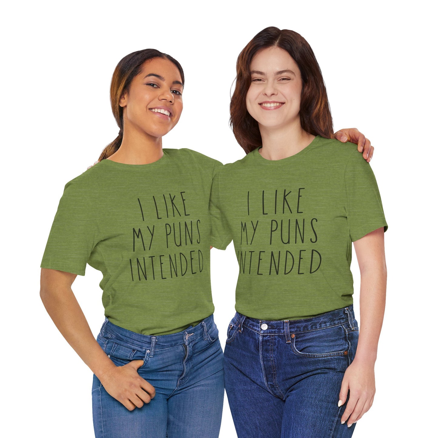 I Like My Puns Intended Funny Unisex T-Shirt