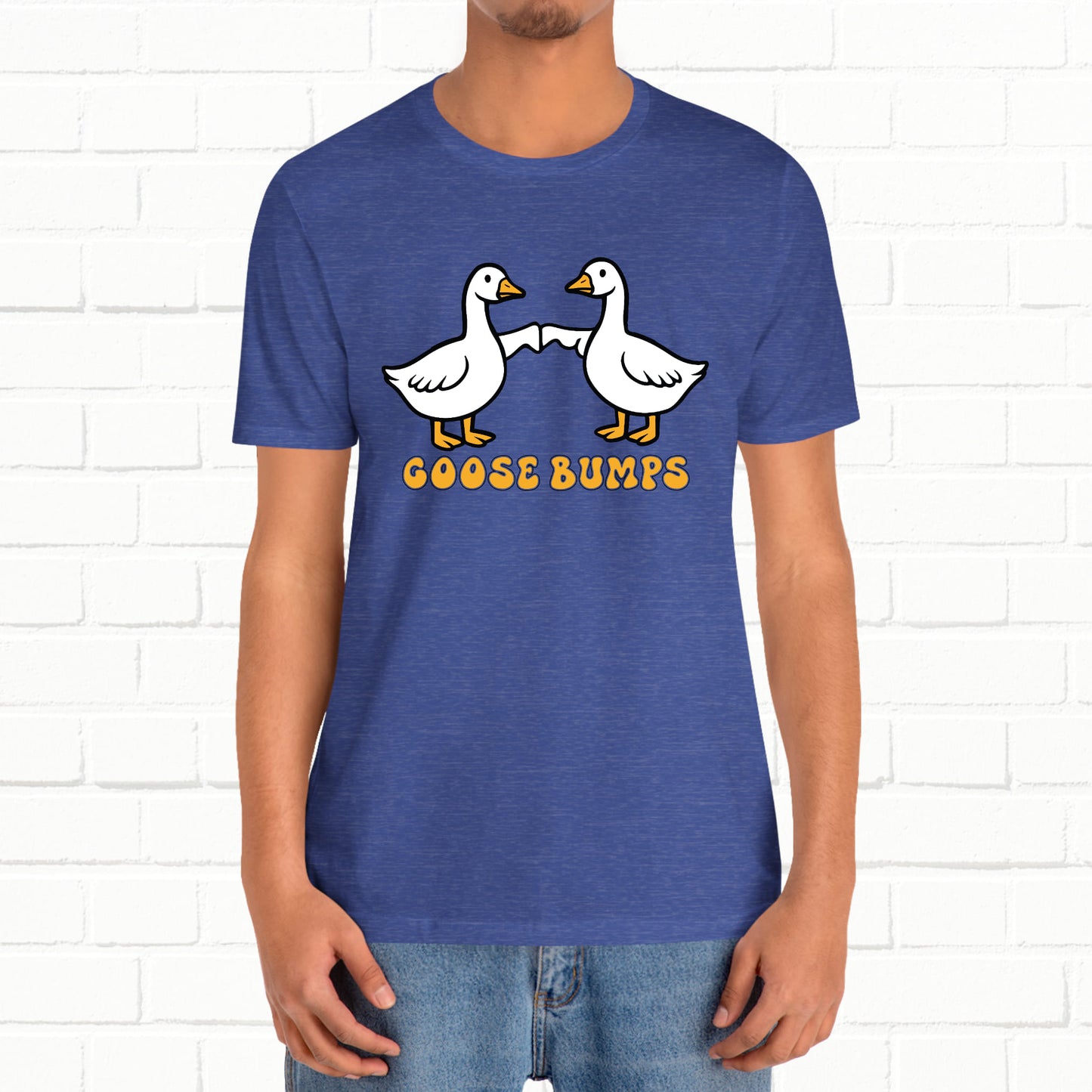 Goosebumps Ducks Geese Fist Pumping Funny Unisex Friendship Good Vibes T-shirt