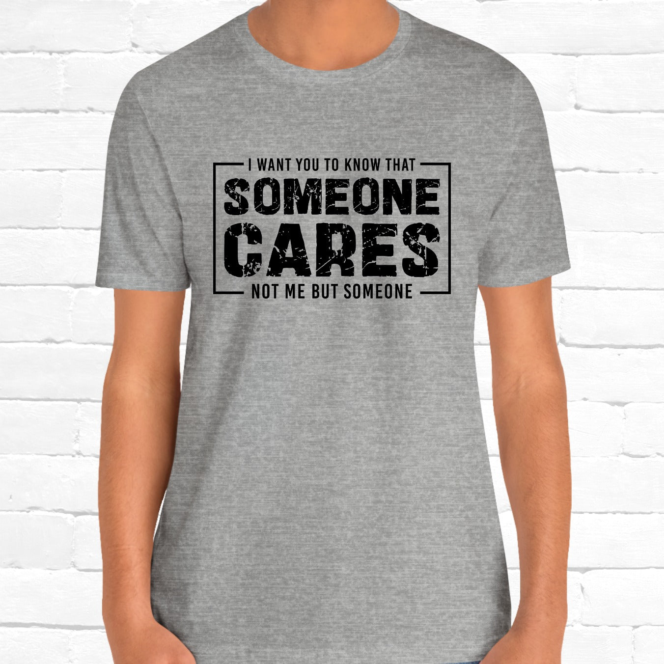 Someone Cares Not Me But Someone Funny Sarcastic Quote Unisex T-Shirt