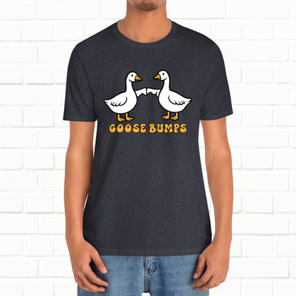 Goosebumps Ducks Geese Fist Pumping Funny Unisex Friendship Good Vibes T-shirt