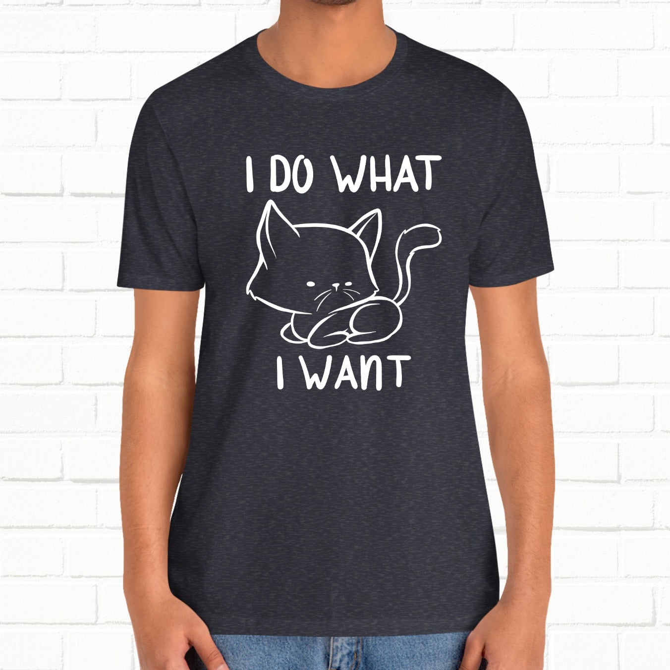 I Do What I Want Funny Cat Attitude Unisex T-Shirt