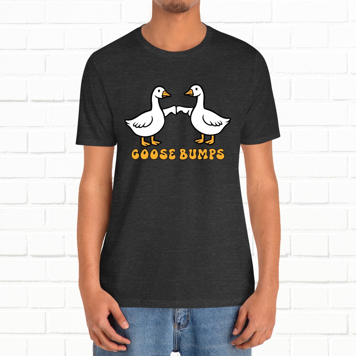 Goosebumps Ducks Geese Fist Pumping Funny Unisex Friendship Good Vibes T-shirt