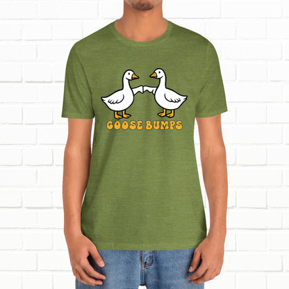 Goosebumps Ducks Geese Fist Pumping Funny Unisex Friendship Good Vibes T-shirt