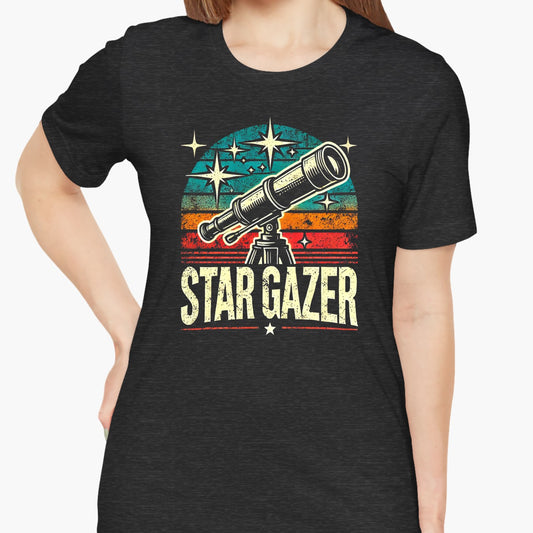 Stargazer Space Astronomy Unisex Science Nature T-Shirt