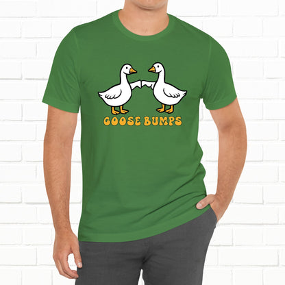 Goosebumps Ducks Geese Fist Pumping Funny Unisex Friendship Good Vibes T-shirt