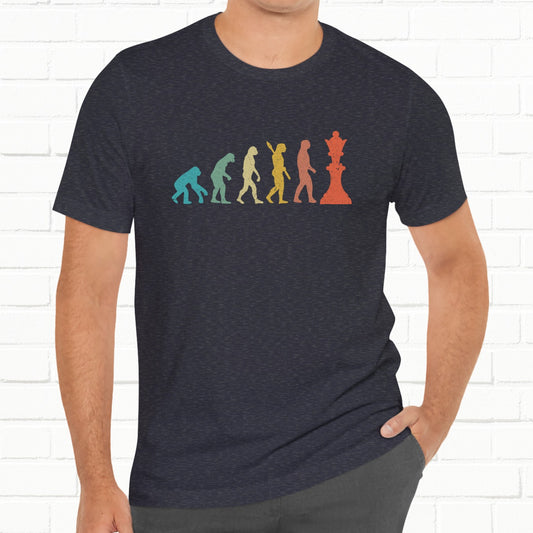Chess Human Intellectual Evolution Funny T-Shirt
