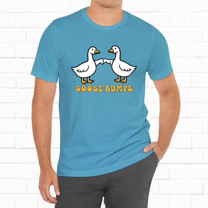 Goosebumps Ducks Geese Fist Pumping Funny Unisex Friendship Good Vibes T-shirt