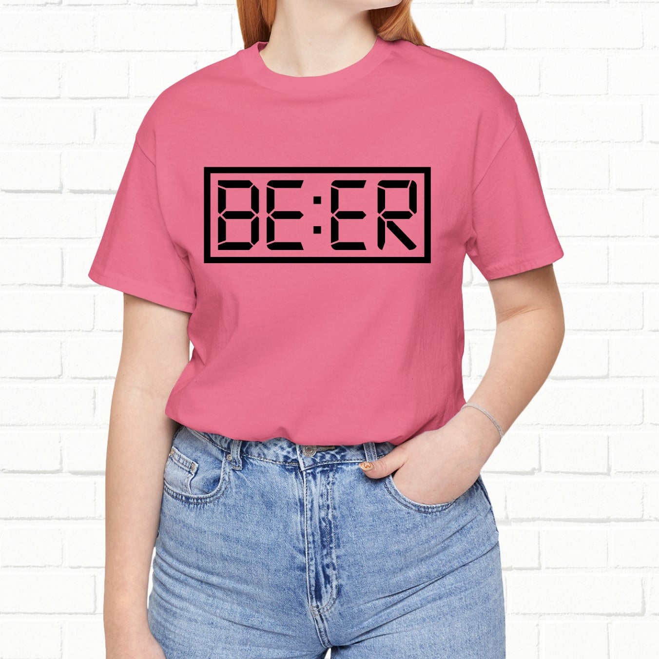 BE:ER O'clock Funny Unisex T-Shirt