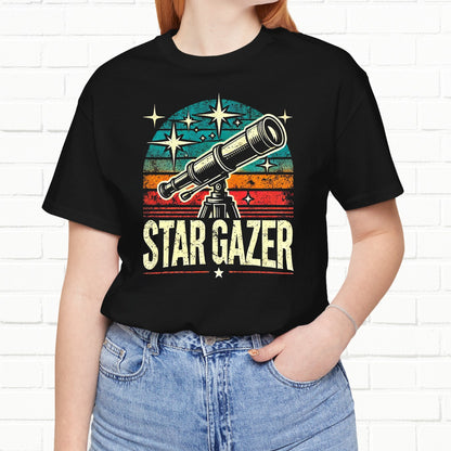 Stargazer Space Astronomy Unisex Science Nature T-Shirt